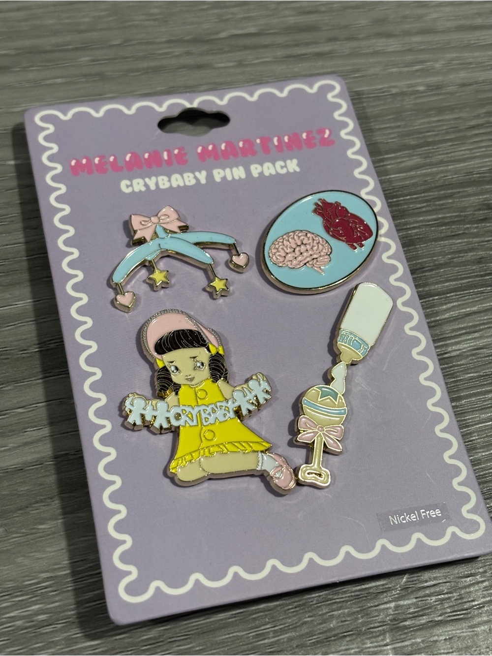 Melanie Martínez Cry Baby Merch Enamel Pin Set - Picture 2 of 3
